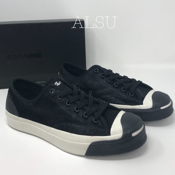 Converse Jack Purcell OX Signature Fur BlackEgretW - Picture 3 of 8